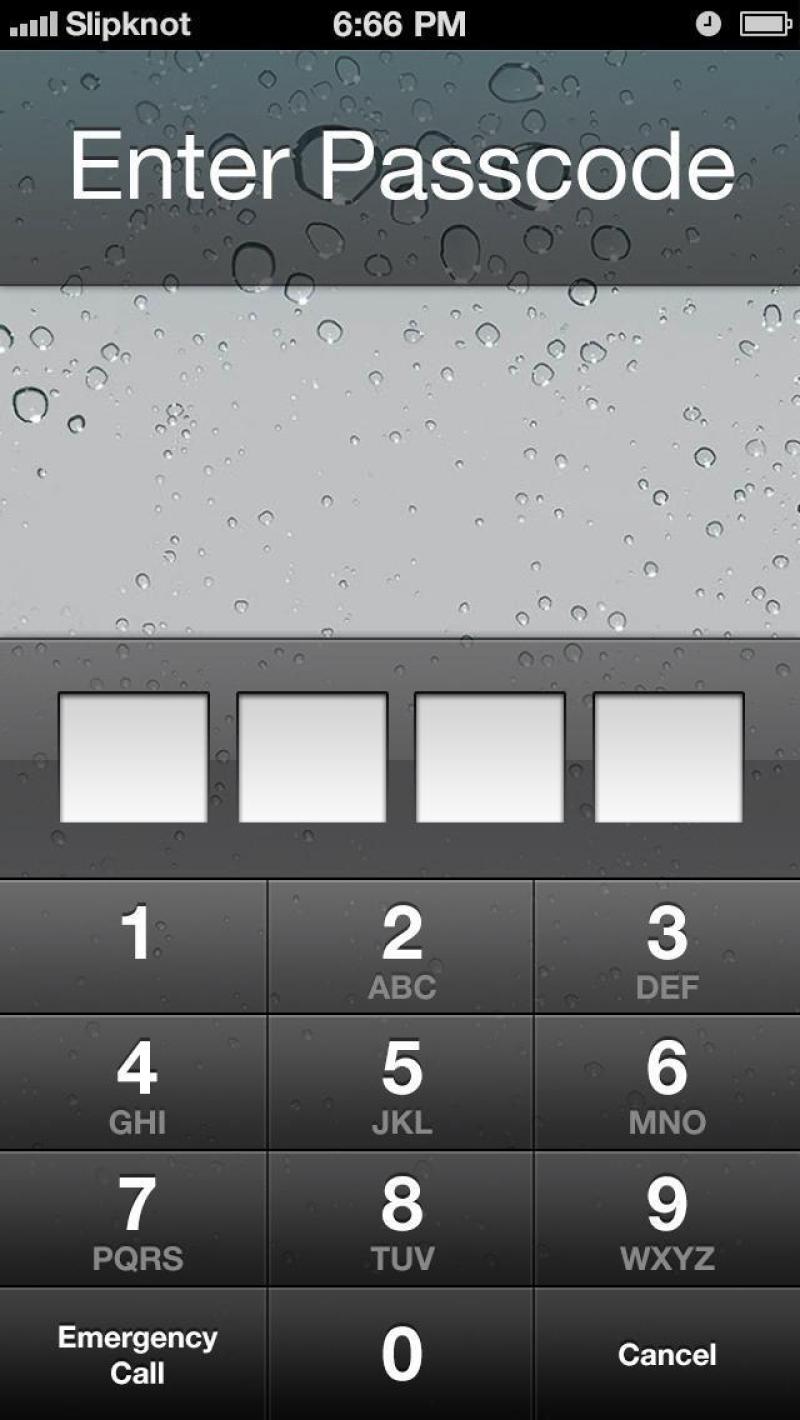 苹果iPhone5屏幕锁GUI psd分层素材