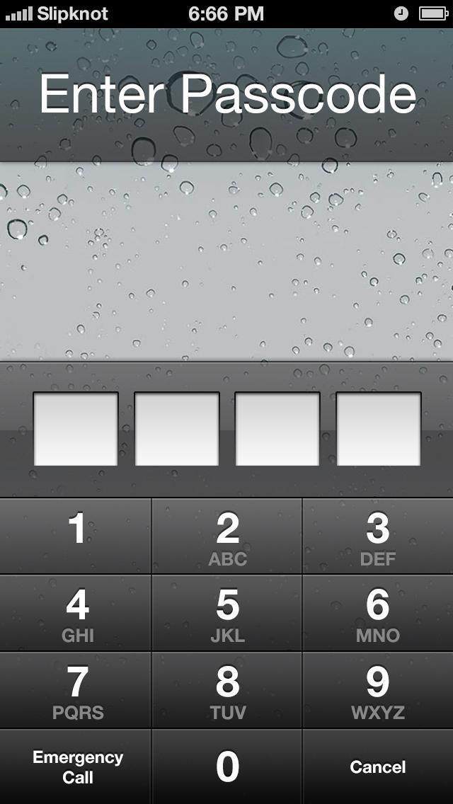 苹果iPhone5屏幕锁GUI psd分层素材