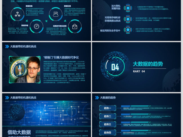 大数据ppt模板商务科技云计算分析大会 大数据ppt模板商务科技云计算分析大会