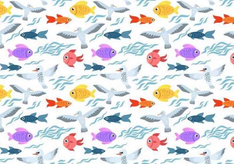  的海上生活模式矢量