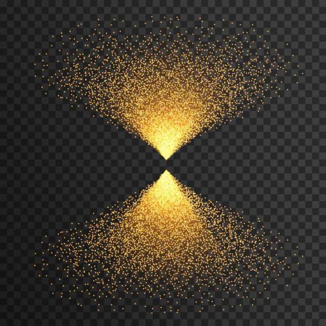 金闪闪发光点的传染媒介光线影响点