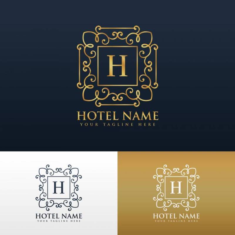 酒店品牌标志设计与字母H