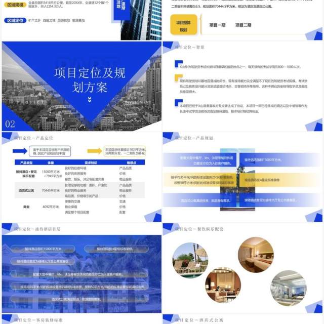 蓝色商务风项目投资可研报告PPT模板 蓝色商务风项目投资可研报告PPT模板