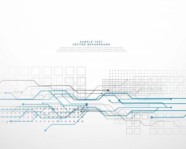 抽象技术电路高科技计算机网络背景