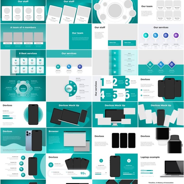 112页公司创意项目提案PPT模板可插图Company Creative Proposal [animated]