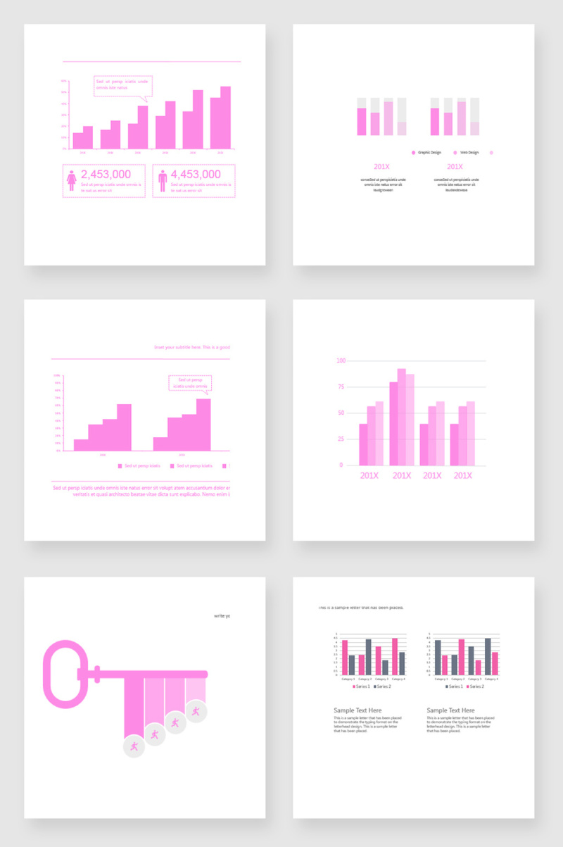 数据化PPT图表元素