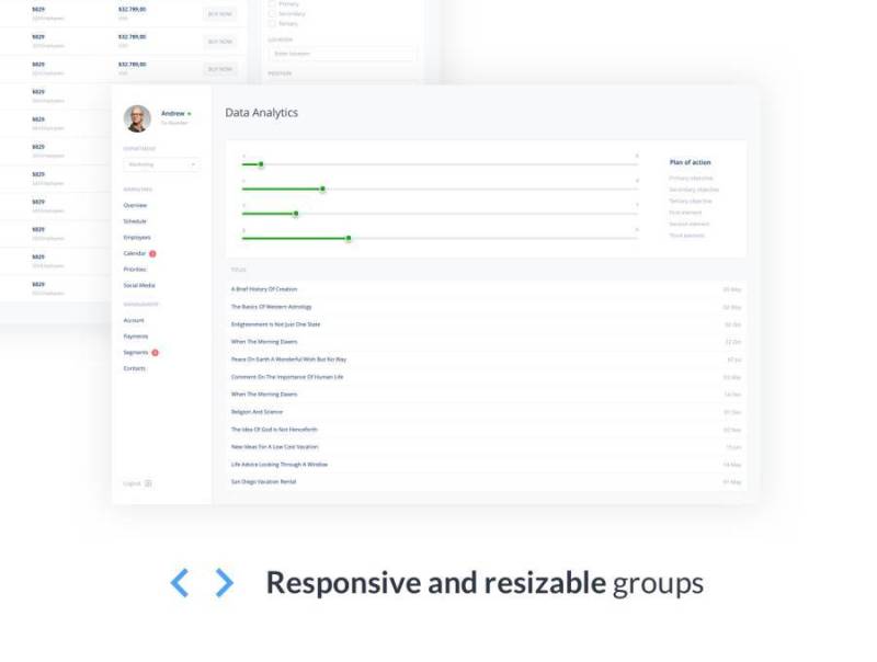 用于Sketch和Adobe XD的40个平面设计仪表板屏幕。，Flat Dashboards UI Kit