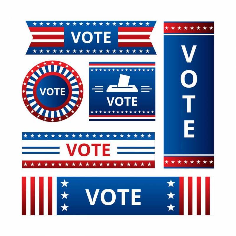 运动标志横幅矢量