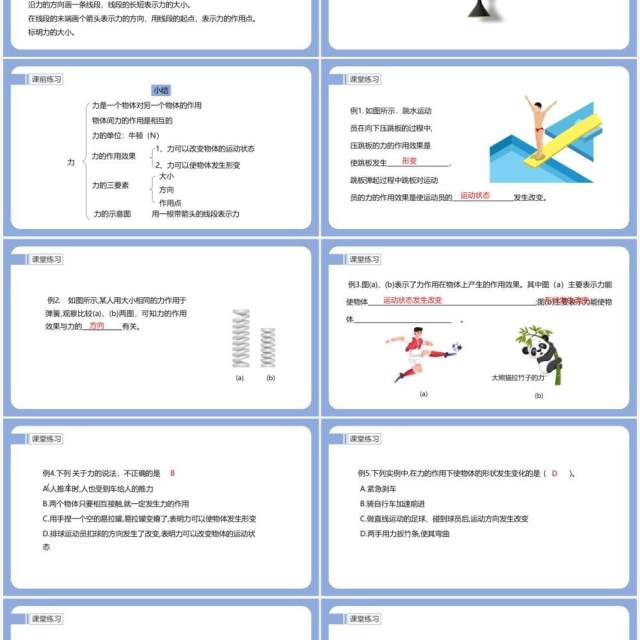 部编版八年级物理下册力课件PPT模板 部编版八年级物理下册力课件PPT模板