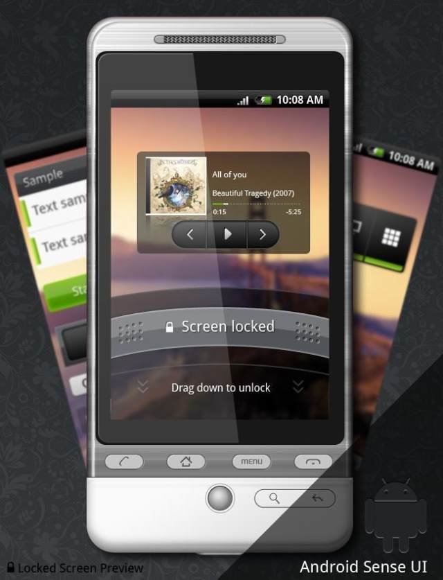Android GUI界面设计包(PSD) Android GUI界面设计包(PSD)
