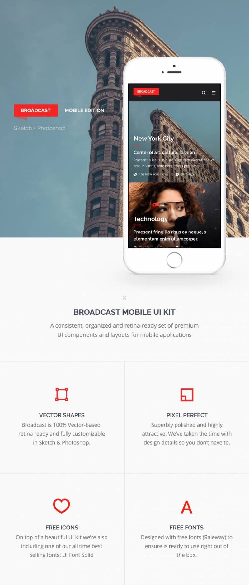 用于移动应用程序的高度抛光的UI套件,广播移动UI套件 用于移动应用程序的高度抛光的UI套件,广播移动UI套件