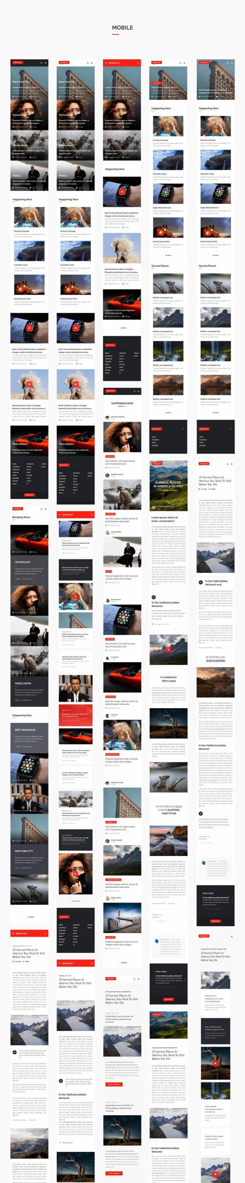 用于移动应用程序的高度抛光的UI套件,广播移动UI套件 用于移动应用程序的高度抛光的UI套件,广播移动UI套件