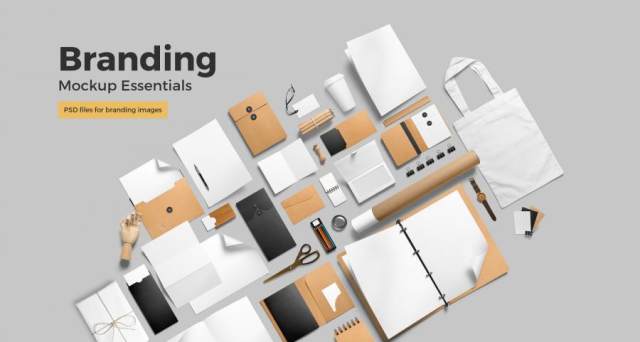 丰富的品牌VI展示样机PSD源文件打包下载 Branding Mockup Essentials 丰富的品牌VI展示样机PSD源文件打包下载 Branding Mockup Essentials