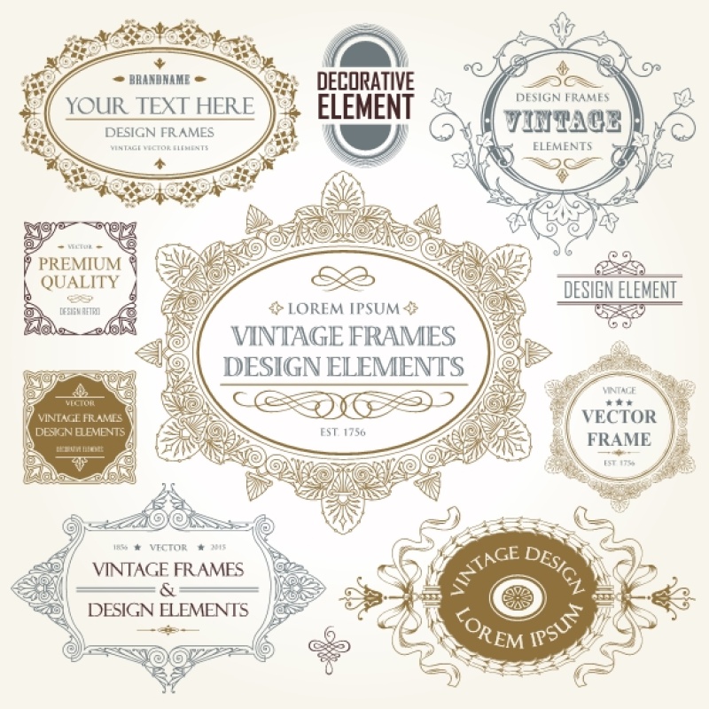 书画装饰设计元素4220