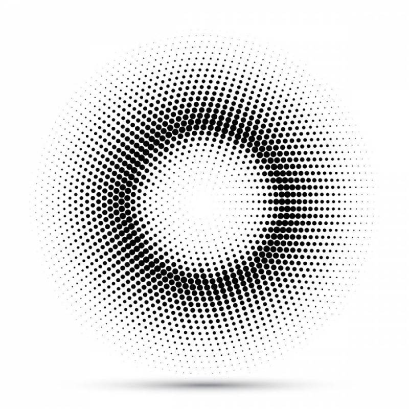半色调点背景