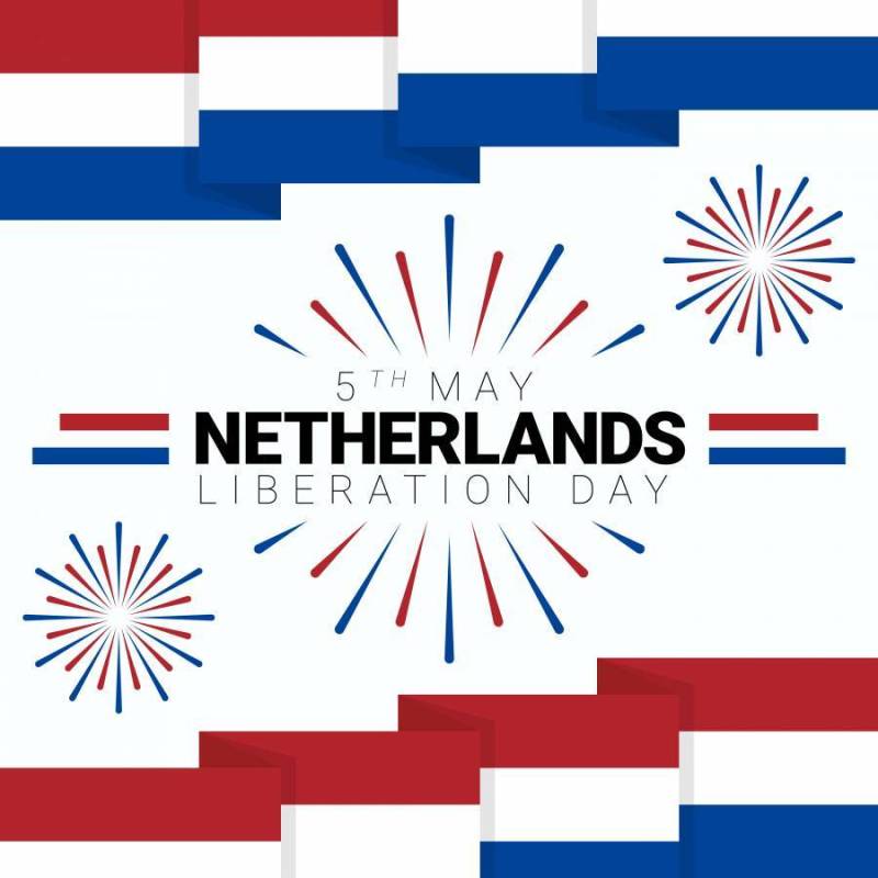荷兰独立日的平爱国海报