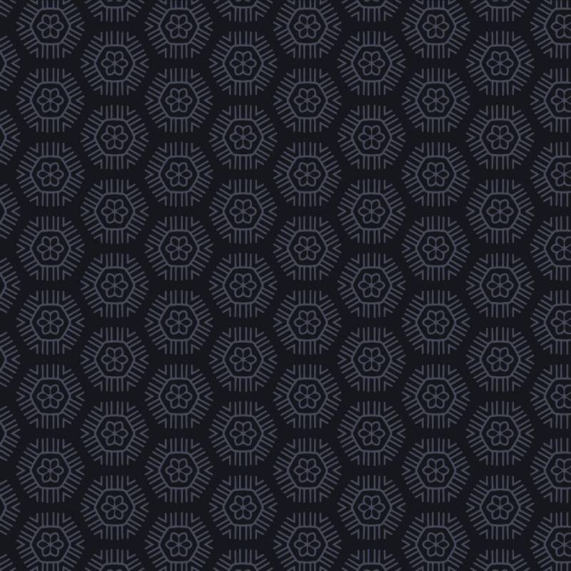 黑暗的背景与六角形图案