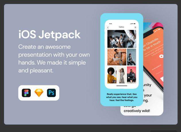 手机UI界面模板iOS Jetpack 2 手机UI界面模板iOS Jetpack 2