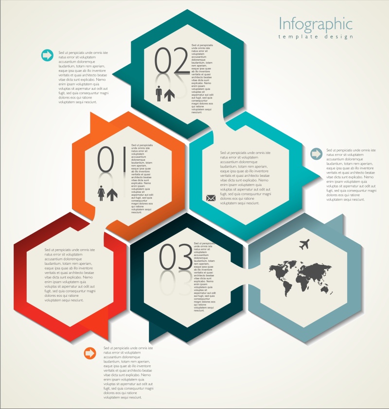 信息图形矢量集合1712