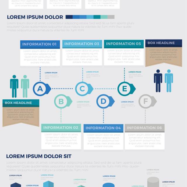 蓝色3D信息图表模板设计 Infographic Elements 蓝色3D信息图表模板设计 Infographic Elements