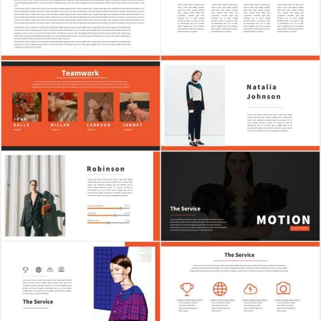 时尚作品图片展示PPT模板Motion Powerpoint Template 时尚作品图片展示PPT模板Motion Powerpoint Template