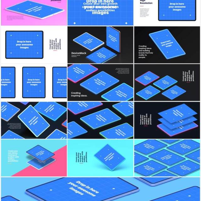 创意手机电脑模型动态演示PPT动画设计素材Animated Special Mockups 创意手机电脑模型动态演示PPT动画设计素材Animated Special Mockups