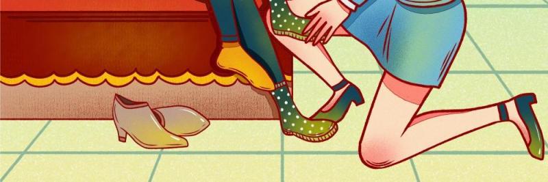 新年元旦2021跨年人物插画PSD设计素材34