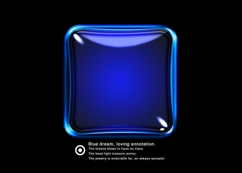 高清水晶按钮psd文件原稿