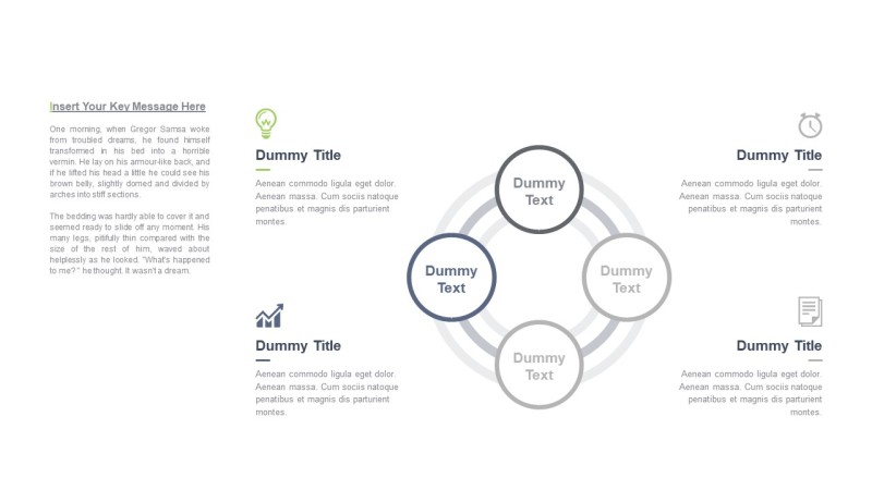 灰色雷达图PPT图表-26