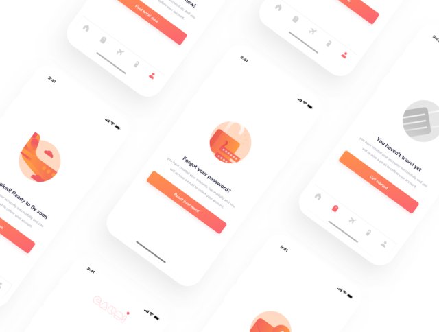 70多个iOS iPhone X屏幕,用于旅行应用程序屏幕,以提高您的工作流程。,Gauri Travel iOS UI套件 70多个iOS iPhone X屏幕,用于旅行应用程序屏幕,以提高您的工作流程。,Gauri Travel iOS UI套件