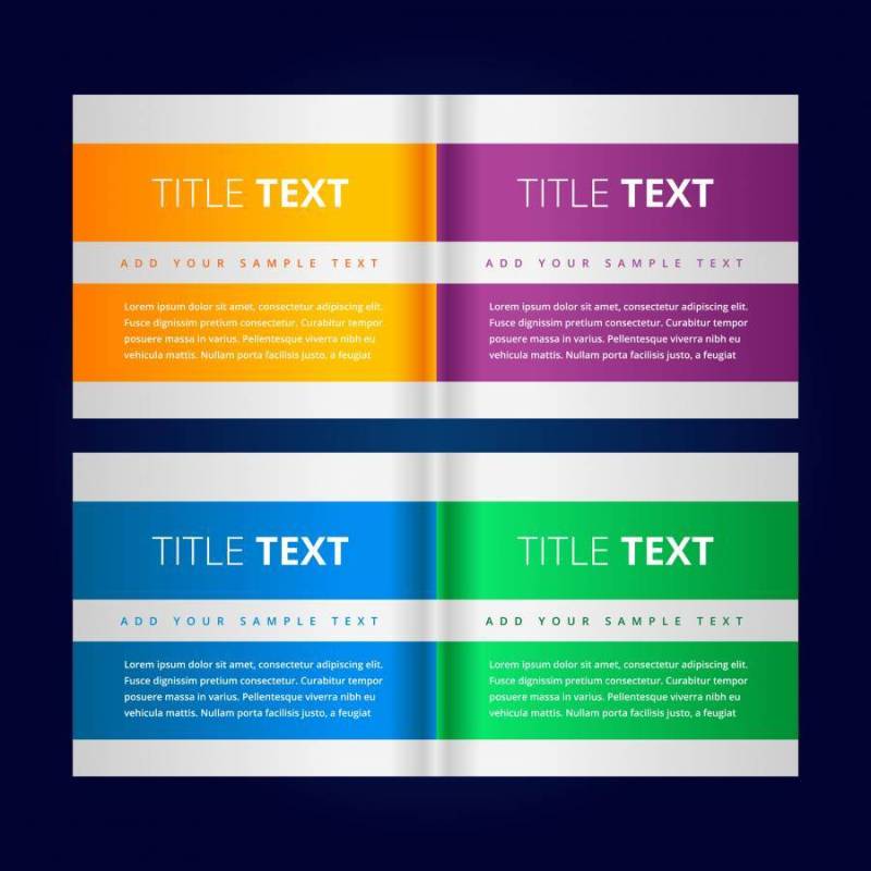 在风格的创意横幅