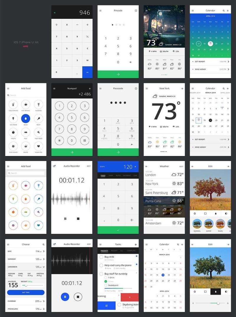 iOS UI Kit - APPS
