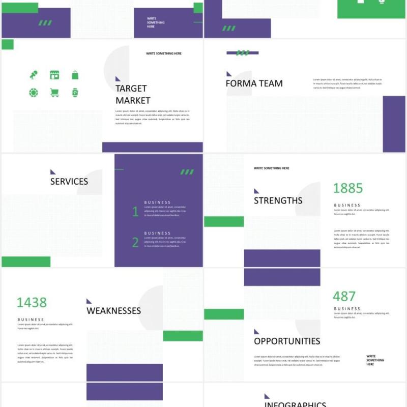 企业介绍项目宣传图文排版设计PPT模板FORMA - Formal Powerpoint Template