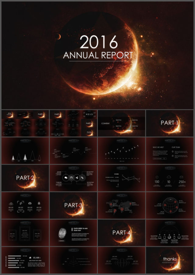 星空宇宙背景商务总结汇报PPT模板下载 星空宇宙背景商务总结汇报PPT模板下载