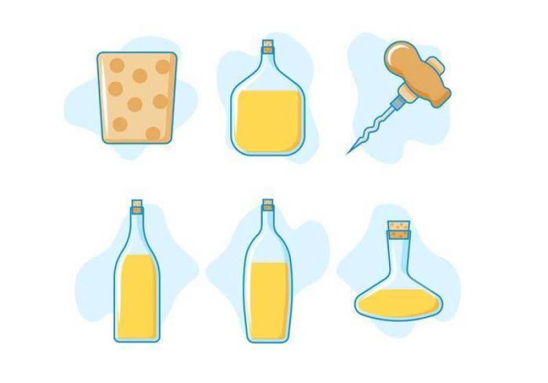  出色的软木和瓶子载体