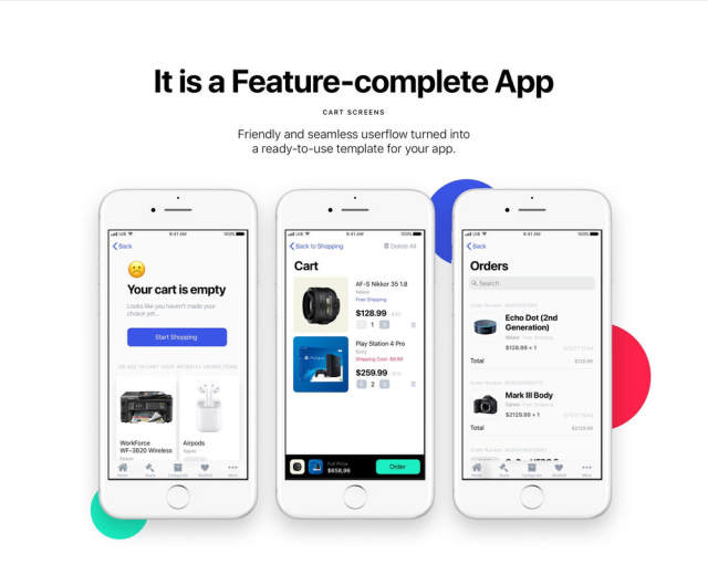 适用于Sketch,Photoshop和XD的完整iOS 11电子商务UI工具包,购物狂iOS 11 适用于Sketch,Photoshop和XD的完整iOS 11电子商务UI工具包,购物狂iOS 11