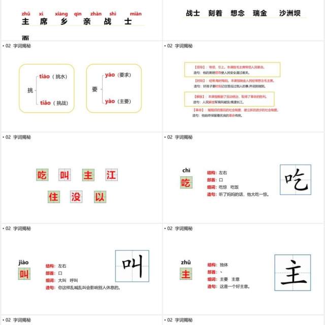 部编版一年级语文下册吃水不忘挖井人课件PPT模板