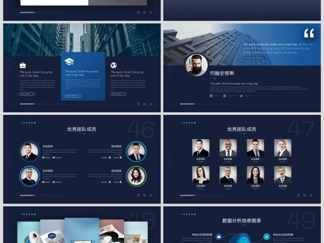 蓝色精致商业计划书公司简介动态PPT模板 蓝色精致商业计划书公司简介动态PPT模板