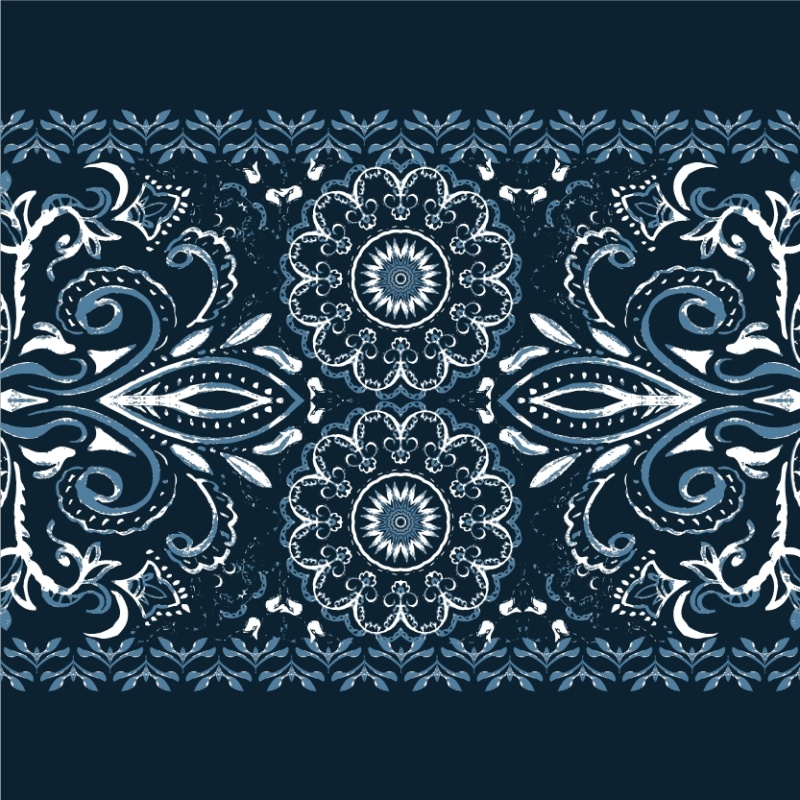 部落民族无缝图案与装饰19