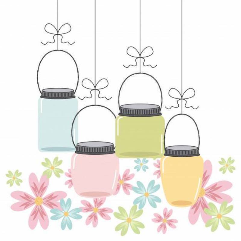 金属螺盖玻璃瓶设计，传染媒介例证eps10图表