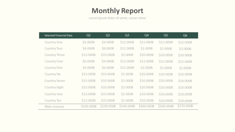 灰绿色PPT信息可视化图表19