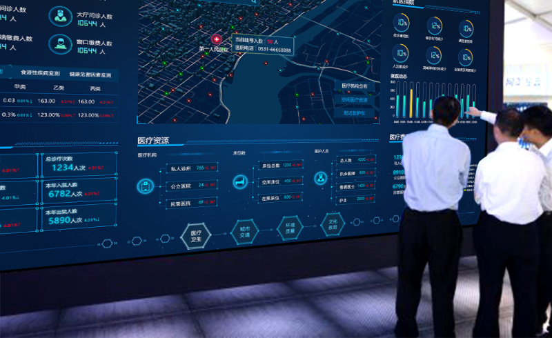 原创整套智慧城市运行管理系统可视化数据大屏