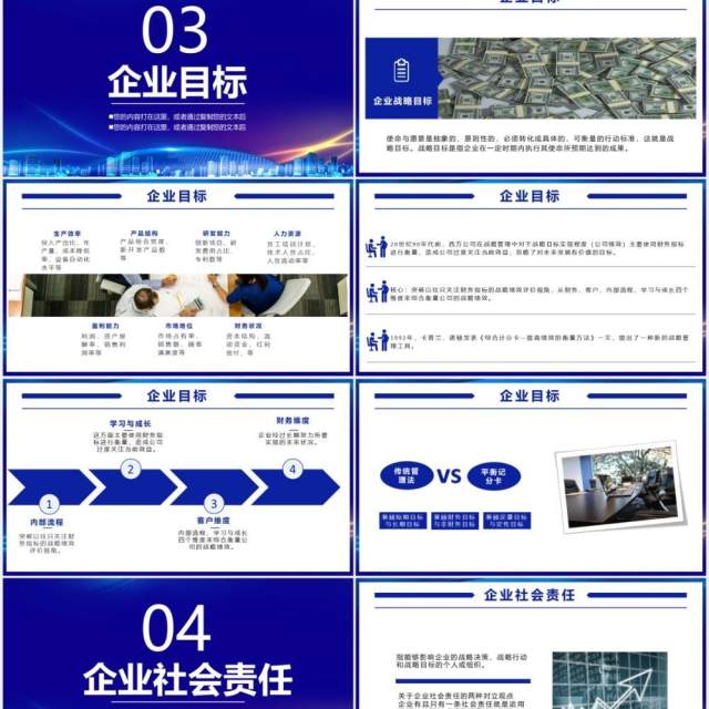 蓝色商务企业使命和责任员工培训公司文化PPT模板 蓝色商务企业使命和责任员工培训公司文化PPT模板
