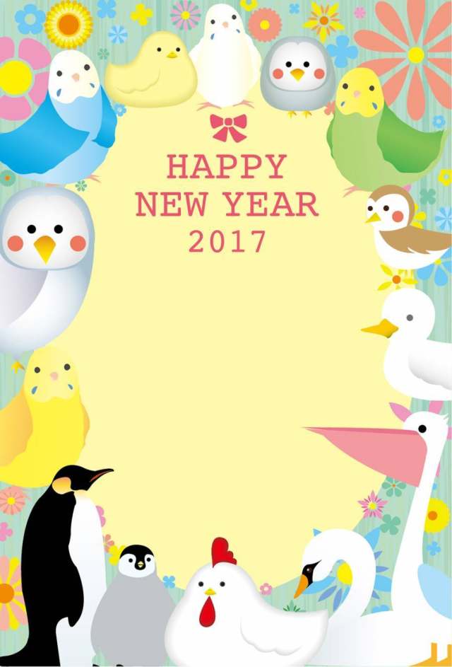 各种各样的鸟的贺卡样式框架样式2017年 各种各样的鸟的贺卡样式框架样式2017年