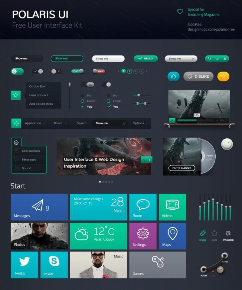 Polaris-UI-Free&nbsp;User&nbsp;Interface&nbsp;Kit