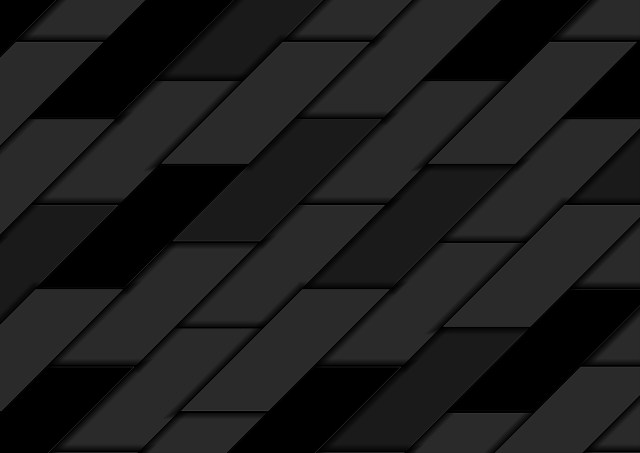 抽象黑色几何瓷砖高科技背景EPS矢量设计素材abstract black geometric tiles hi tech background