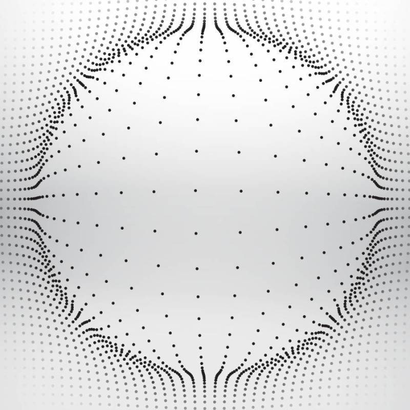 用圆点的网格球形矢量设计插图