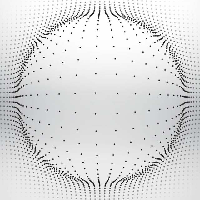 用圆点的网格球形矢量设计插图