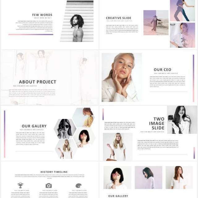 透明简约作品展示PPT模板Glassy Powerpoint Template 透明简约作品展示PPT模板Glassy Powerpoint Template