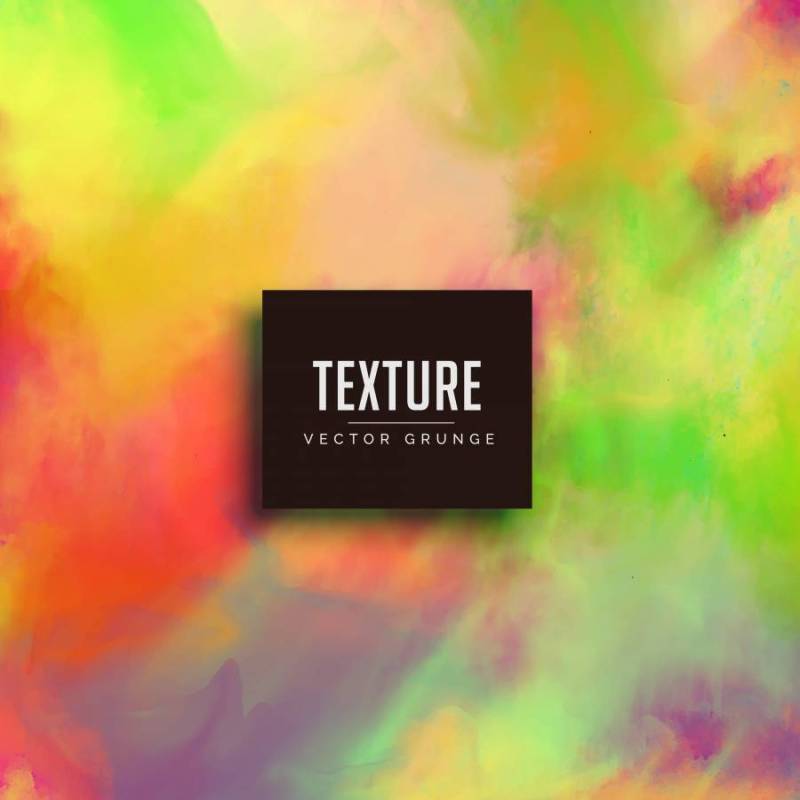 多彩的水彩纹理矢量背景